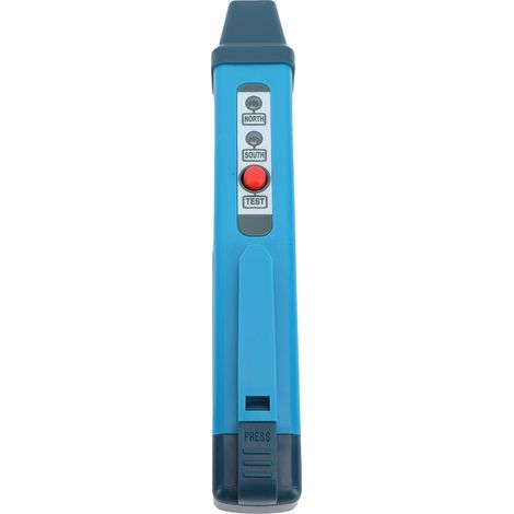 Jelquix Testeur de polarité Magnétique, Détecteur d'aimant avec Indicateur de Pôle LED N S Gauss Mètre Portable avec Batterie de 10 Heures pour Test de Générateur, Bobines de Moteurs électriques, (1/5)
