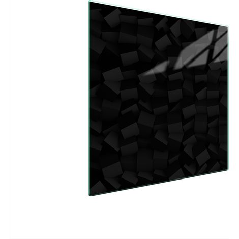 PLACA PROTECTORA DE VIDRIO PARA ESTUFA 50x52 NEGRO (1/5)