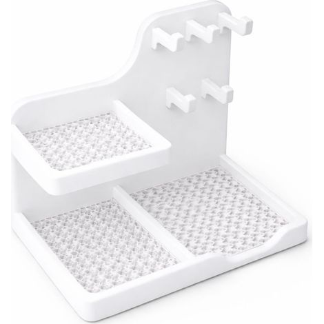 Boîte de rangement blanche pour clés, portefeuille, montre, pour l'entrée