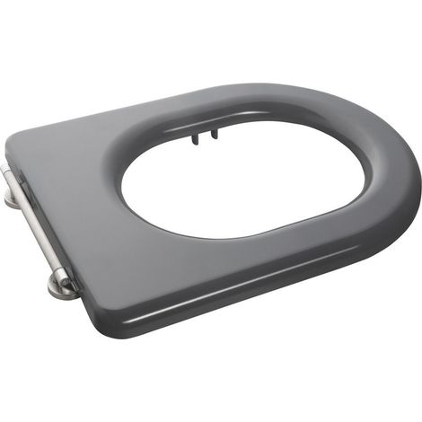 Sapho - Siège WC sans abattant, SoftClose, gris MC102-113 (1/4)