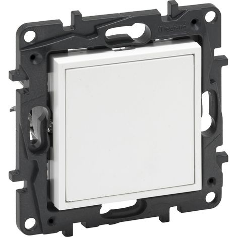 Tapa ciega y adaptador para Mosaic Niloé Step negro mate LEGRAND 864579 (1/2)