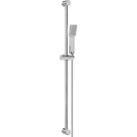 Duschsystem-Set Chrom 100 cm Edelstahl vidaXL