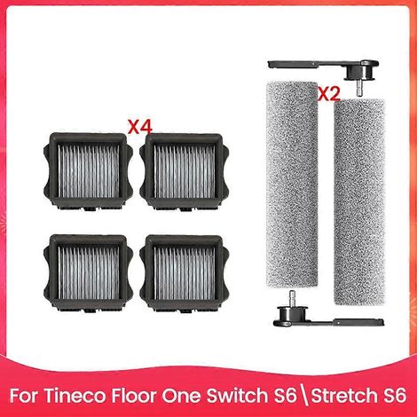 Pour Tineco sol One Switch S6/Stretch S6 pièces aspirateur eau/poussière brosse rouleau filtres HEPA accessoires (1/5)