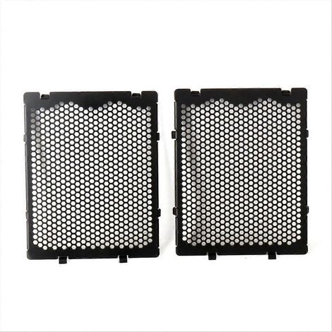 Garde de radiateur moto, protection moteur en grille, couvercle de refroidisseur anti-chocs, habillage aluminium robuste pour refroidissement optimal. (1/5)