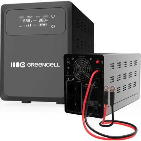 [NEUWERTIG] B-Ware Green Cell USV Notstromversorgung Stromausfall Schwarz Powercore LC Display 800V (1/2)