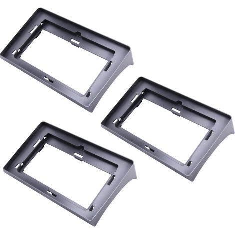 3 x 10,1 pollici Mascherina per auto per Hiace 2010-2018 Mascherina 2Din Adattatore per montaggio audio Kit telaio pannello Accessori auto