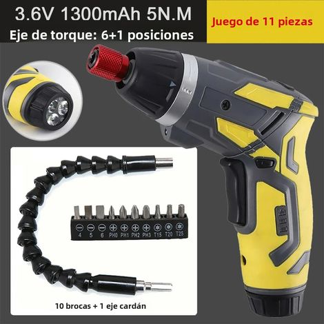 (Ensemble D11 pièces) Jeu de tournevis électrique sans fil rechargeable 4,2 V (1/5)