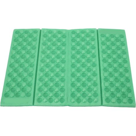 Coussin de siège de pique-nique pliable et portable pour le camping en plein air, en EVA, vert gazon. (1/5)