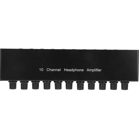 10-Kanal-Kopfhörerverstärker, 1 Eingang, 100–240 V Netzteil mit EU-Kabel (1/5)