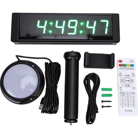Grüner LED-Countdown-Timer, 10,24 x 3,15 x 0,98 Zoll (1/5)