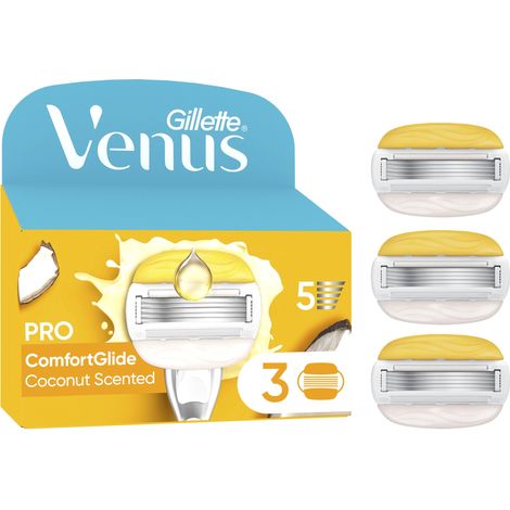 Gillette Venus Comfortglide Replacement Blades for Womens Razor Coconut plus Olay 3 Blades