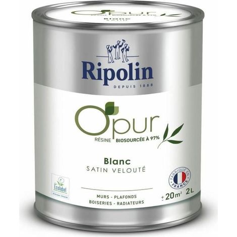 Ripolin O'PUR pintura interior satinada blanca 2 litros