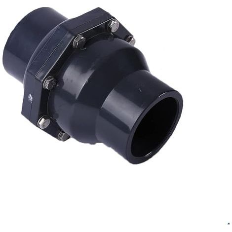 DN20 (Φ25 mm) PVC-U Valve anti-retour à solvant pour pompe de puisard Filtre à déchets pour bassin Koï, convient pour une utilisation horizontale ou verticale, pour bateau (1/5)
