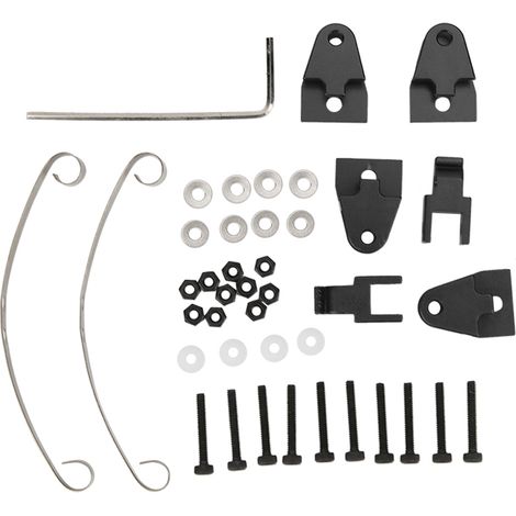 Accessoire amortisseur en alliage d'aluminium pour voiture RC WPL B4 1/16 noir (1/5)