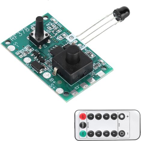Circuit imprimé de module contrôleur de guirlande lumineuse solaire 3,7 V avec télécommande pour guirlandes lumineuses solaires