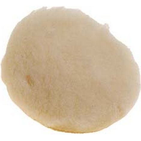 2PZ CUFFIE DI LANA D'AGNELLO CON FISSAGGIO A VELCRO - ø mm.115 in blister PG 33