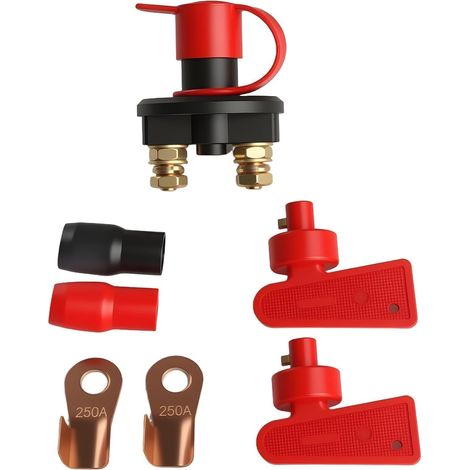 Coupe Circuit Batterie 12V-24V, Max 200 A,Avec Clés (1/5)