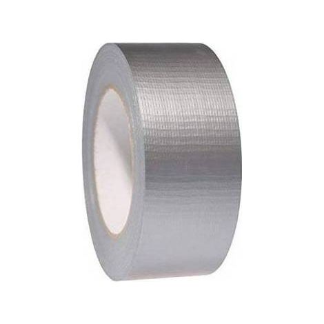 NASTRO ADESIVO TELATO Misura: mm 50 x mt 25 Argento