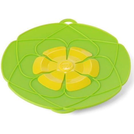 Couvercle anti-débordement en silicone réutilisable, s'adapte à toutes les casseroles et poêles, empêche les projections (1/4)