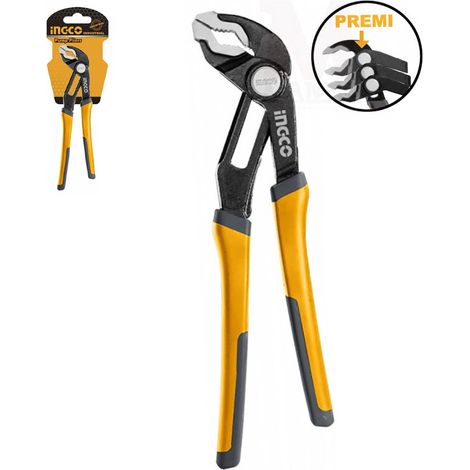 PINZA VELOCE REGOLABILE 250 mm PROFESSIONALE INGCO GIRATUBI PAPPAGALLO HPP68258 (1/5)