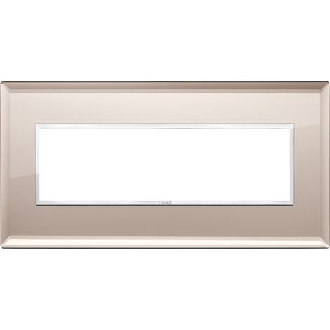 Placca 7M specchio bronzato Vimar Eikon Evo 21657.75