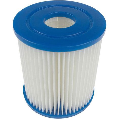 Cartouche Filtre Piscine - Type I - Pour Pompe 330 Gal - Hauteur 9 cm Diamètre 8 cm - Référence 58093 - Compatible Modèle 58381 - 1 Pièce (1/5)