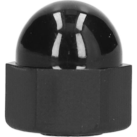 Cryfokt Lot de 10 visserie de fixation en plastique noir (1/4)