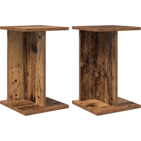 Maison Exclusive - Supporto per piante 2 pz Legno antico 25 x 25,5 x 40,5 cm (1/5)