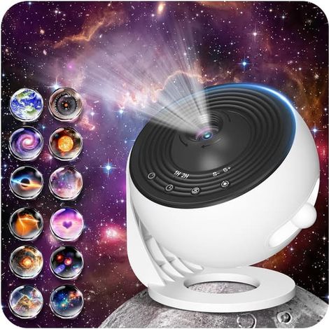 Projecteur de ciel étoilé astronaute, bleu, pour enfants, veilleuse LED, contrôle par application (1/5)