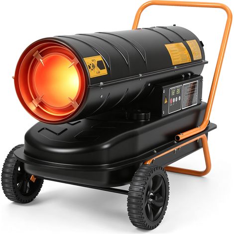 Jiubiaz Canon à chaleur, soufflerie de chauffage au diesel, chauffage au diesel 30 kW, générateur d'air chaud au diesel 220 V, réservoir de 38 L (1/5)