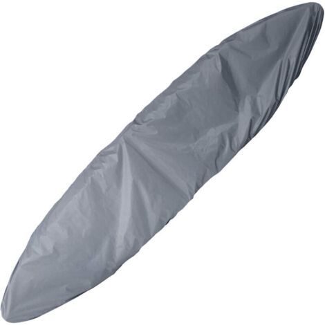 Housse de canoë 4,1-4,5 m, imperméable, protection contre la poussière, les UV et les poussières, pour bateau, durable, argenté HA (1/4)
