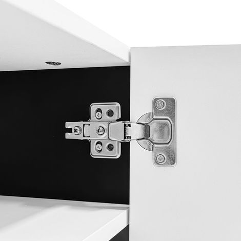 Armoire de télévision de 190 cm de hauteur, avec 3 portes et 2 compartiments. (1/5)