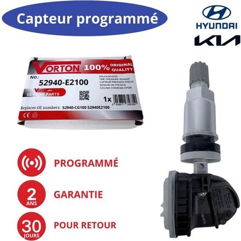 TPMS-Sensor programmiert 433 MHz Ventil Rad für KIA/Hyundai (52940-CG100 / 52940-E2100) — Niro E-Niro EV6 Ioniq
