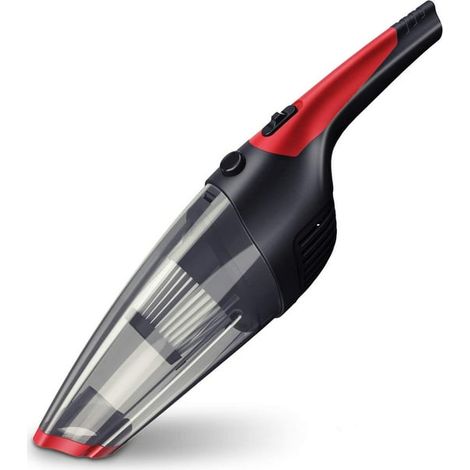 Handheld Vacuum Cleaner Cordless,Portable Car Vacuum Light Weight Mini Vacuum with USB Charging Cable,Strong Suction Wet&Dry Vacuum Cleaner for Home,Car Cleaning(Red) (1/5)