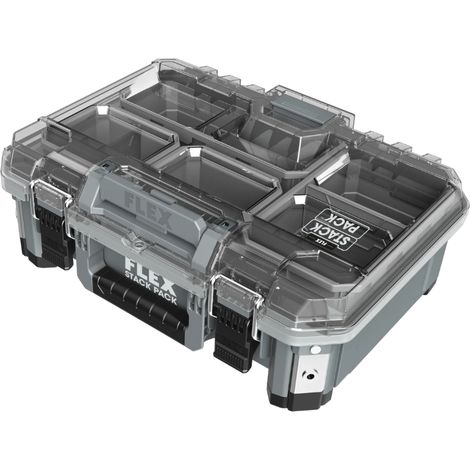 Flex – Boîte d'organisation STACK PACK 276x377x143mm – Résistante aux chocs – 4 bacs à accessoires – 531468 (1/3)