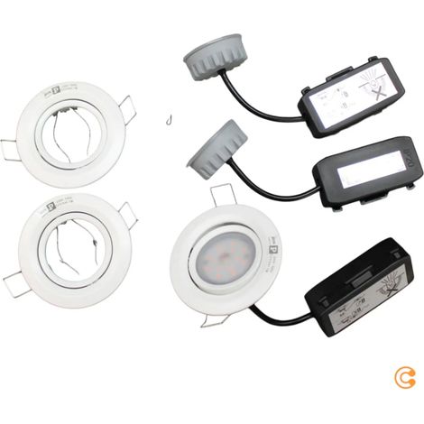[NEUWERTIG] B-Ware Paulmann Coin Slim Led Einbauleuchte Einbaulampe Deckenlampe Lampe Weiß 3er Set
