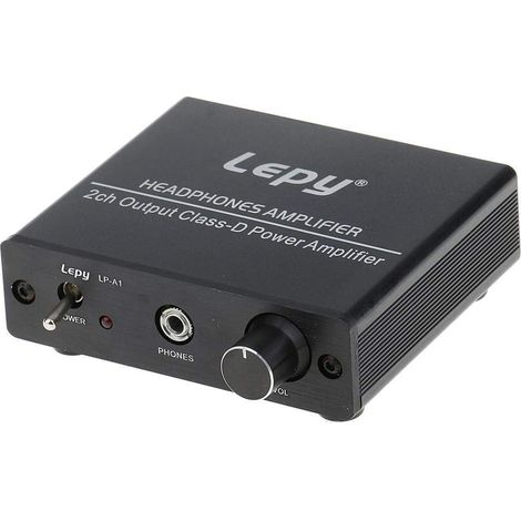 Amplificateur pour Casque Audio stéréo 2 canaux de Sortie Classe D Alimentation (1/5)