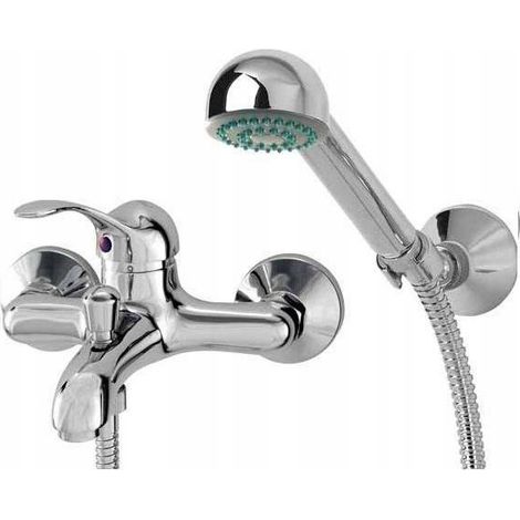 GRIFO DE BAÑO MONOMANDO DE PARED BERMUDA (1/2)