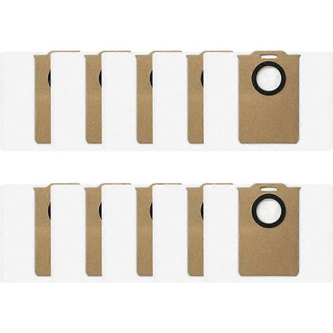 Sac à poussière pour aspirateur Lubluelu L15 Plu / MONSGA MS1 MAX / Ultenic T10 Lite - Pièces de rechange pour sac poubelle non tissé B (1/5)