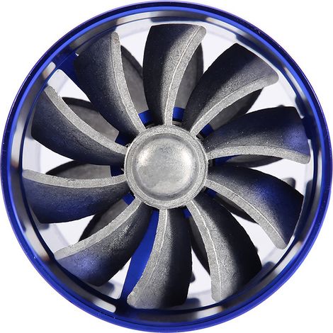 Blue Turbo Kraftstoffsparender Doppellüfter-Kompressor-Turbine (1/5)