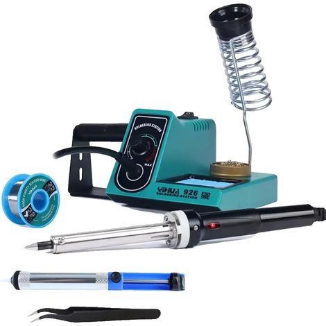 Kit de station de fer à souder, température réglable, avec mains auxiliaires, 926 SET2 60W, 220V EU-e (1/2)