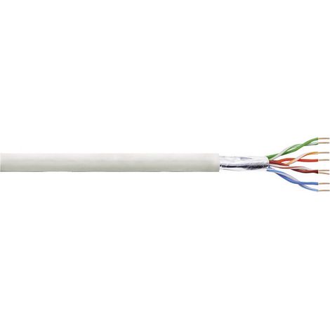LogiLink CPV0013 Câble réseau CAT 5e F/UTP 4 x 2 x 0.13 mm² gris 100 m (1/2)