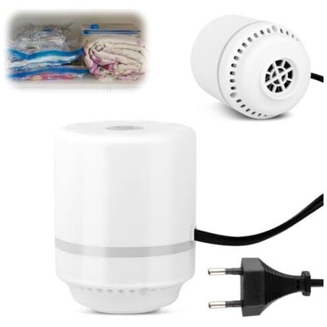 Aspirateur pour Sac Sous Vide, Pompe à air Électrique pour Sacs de 30 W Stockage sous Vide Pompe à Air Électrique à Sac Sous Vide, Pompe Sous Vide de Voyage (1/5)