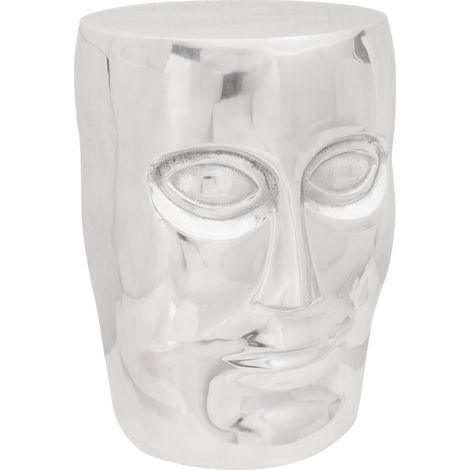 Tabouret argent 33x33x45 cm Aluminium vidaXL (1/5)