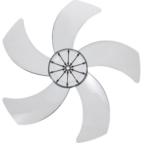 Ersatz-Kunststoffflügel mit universeller Mutterabdeckung, 40,6 cm (16 Zoll), 5 Flügel. Standventilator, Tischventilator, Ventilatorteile, Zubehör. (1/5)