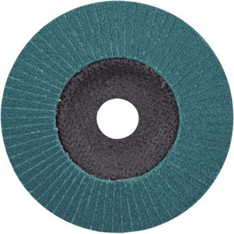 Disco laminato in zirconia INTERFLEX da 125 mm, grana 80, ideale per finiture di pregio.