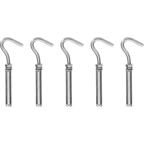 5 crochets plafond - inox 304 - pour suspension et rangement (1/5)