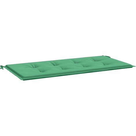 Coussin de banc de jardin vert 120x50x4 cm tissu oxford (1/5)