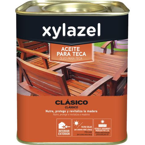 Xylazel Aceite para Teca Color Teca 0,750L (1/2)