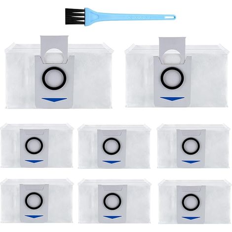 VUSZR 8er-Pack Staubsaugerbeutel-Zubehör für Ecovacs Deebot X1 Omni / X1 e Omni / T20 Omni, Staubsauger-Ersatzzubehör S (1/5)
